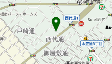 リパーク神戸西代通3丁目の地図画像