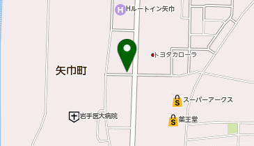 岩手医科大学附属病院第2駐車場の地図画像