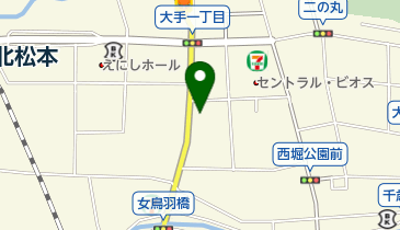 リパーク松本大手2丁目第3の地図画像