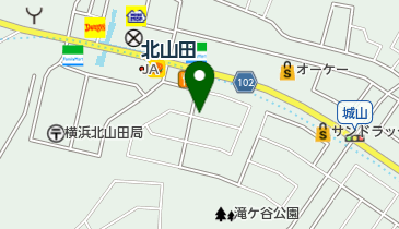 リパーク横浜北山田2丁目の地図画像