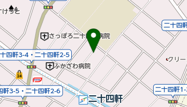 リパーク札幌二十四軒2条4丁目の地図画像