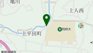 別府大学前の地図画像