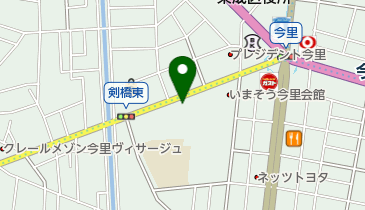 リパーク東成複合施設駐車場の地図画像