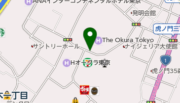 オークラプレステージタワー駐車場の地図画像