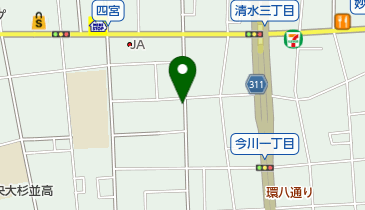 リパーク杉並今川1丁目第2の地図画像