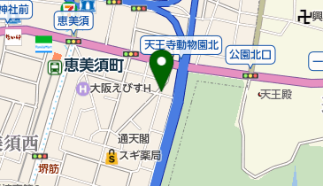 リパーク恵美須東1丁目第4の地図画像