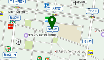 リパーク仙台榴ケ岡の地図画像