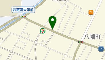 武蔵野八幡町3丁目の地図画像