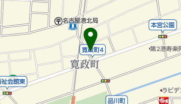 リパーク名古屋寛政町3丁目の地図画像