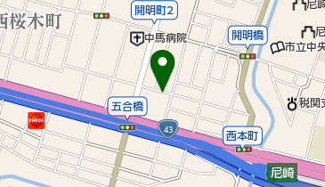 リパーク尼崎西本町2丁目の地図画像