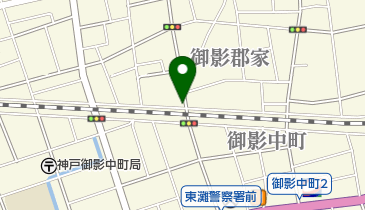 リパーク神戸御影郡家1丁目第3の地図画像