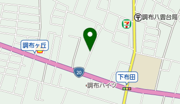 リパーク調布ケ丘2丁目の地図画像