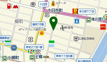 広島十日市町1丁目第5の地図画像