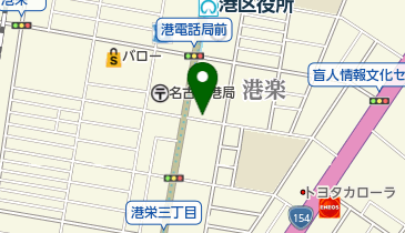 リパーク港楽2丁目の地図画像