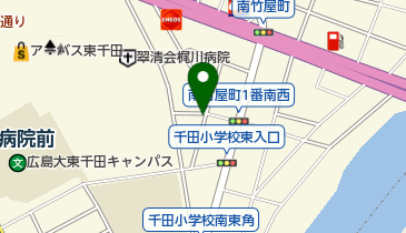リパーク広島南竹屋町第2の地図画像