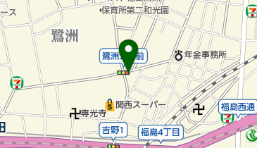リパーク鷺洲1丁目第4の地図画像