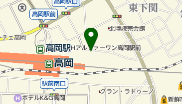 リパークアパホテル高岡駅前の地図画像