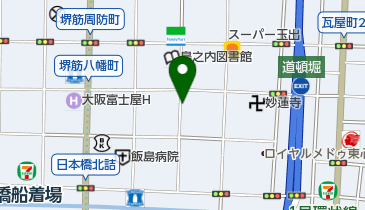 リパーク島之内2丁目第4の地図画像