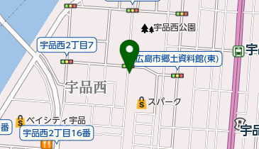 リパーク広島宇品西2丁目第2の地図画像