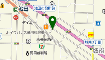 リパーク池田城南2丁目の地図画像