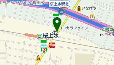 リパーク桜上水4丁目の地図画像