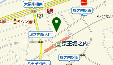 リパーク京王堀之内駅前の地図画像