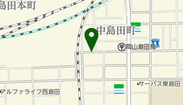 リパーク岡山中島田町2丁目の地図画像