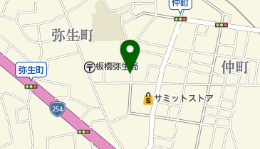 板橋弥生町第2の地図画像