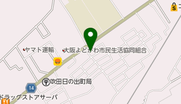 リパーク吹田吹東町の地図画像