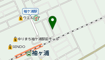 リパーク袖ケ浦駅前1丁目の地図画像