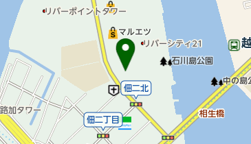 リパークコーシャタワー佃の地図画像