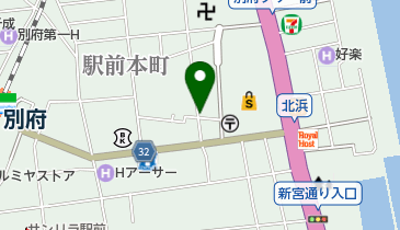 別府北浜2丁目の地図画像