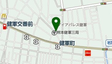 熊本健軍3丁目第2の地図画像