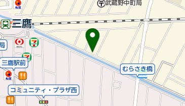 武蔵野御殿山2丁目の地図画像