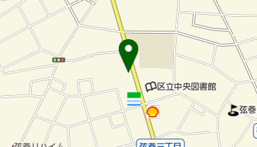リパーク弦巻4丁目第3の地図画像