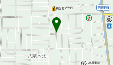 リパーク八尾刑部1丁目の地図画像