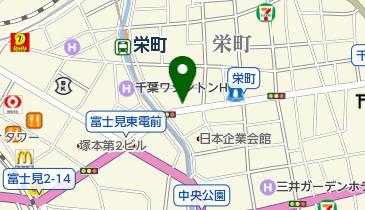 リパーク千葉栄町第12の地図画像