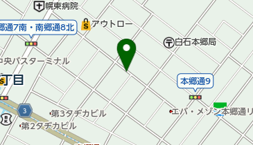 リパーク札幌本郷通9丁目南の地図画像