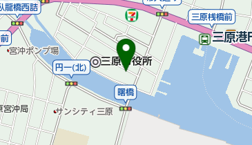 三原市役所駐車場の地図画像