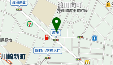 リパーク川崎渡田向町の地図画像