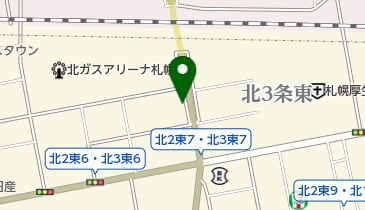 札幌北3東7の地図画像