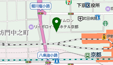 リパークJR京都駅前第5の地図画像