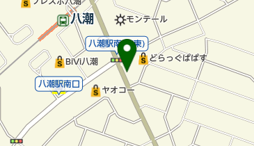 リパークどらっぐぱぱす八潮大瀬店駐車場の地図画像