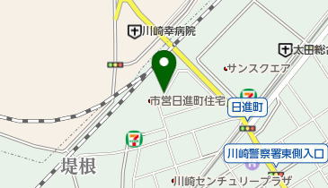 リパーク川崎日進町市営住宅の地図画像