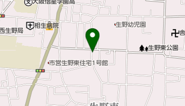 リパーク生野東3丁目の地図画像
