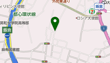 麻布狸穴町の地図画像