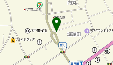 リパーク青森みちのく銀行八戸支店の地図画像
