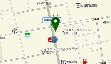 リパーク仙台上杉2丁目第4の地図画像