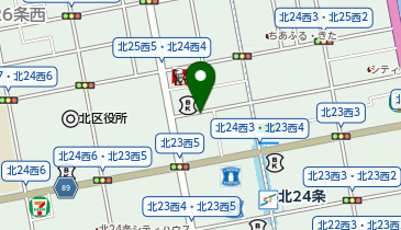 札幌北24西4第2の地図画像