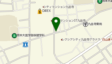 熊本九品寺3丁目第2の地図画像